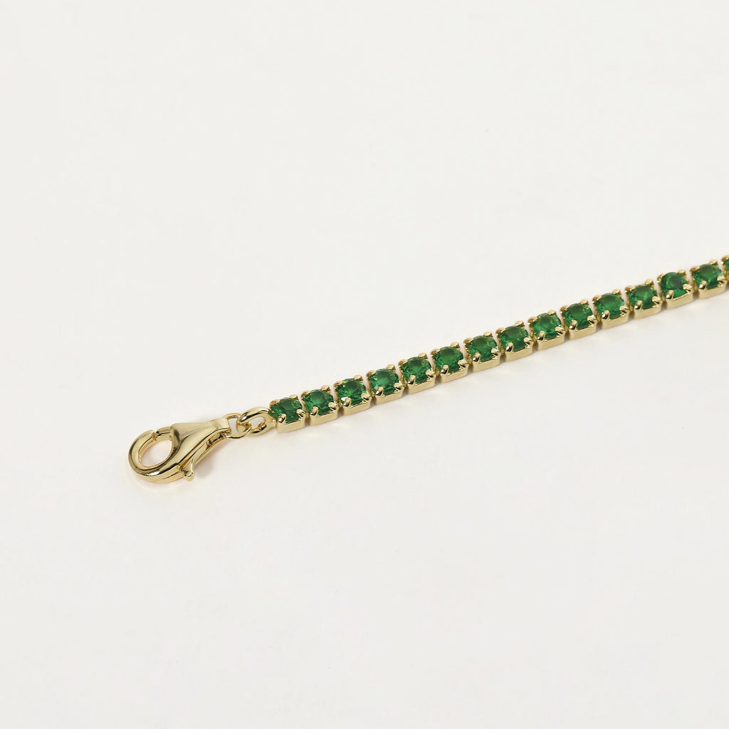 Bracciale Tennis Zirconi Verdi 533573