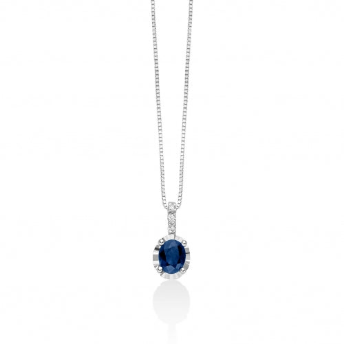 Collana Miluna Zaffiro CLD4194